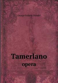 Book Cover for Tamerlano Opera by Ewa LajerBurcharth, Städelschule Frankfurt am Main