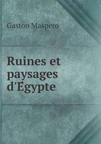 Book Cover for Ruines Et Paysages d'E?gypte by Richard Bird, Stephen Robson