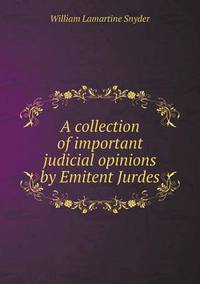 Book Cover for A Collection of Important Judicial Opinions by Emitent Jurdes by Ewa LajerBurcharth, Städelschule Frankfurt am Main