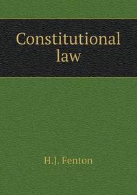 Book Cover for Constitutional Law by Alison Salvesen, Alison Salvesen