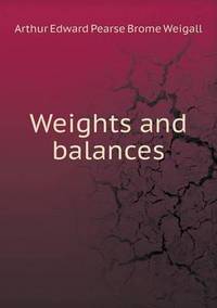 Book Cover for Weights and Balances by Anna Quindlen