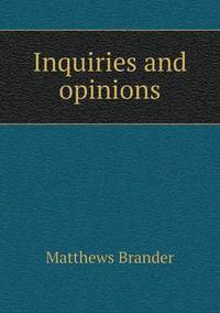 Book Cover for Inquiries and Opinions by Anna Quindlen