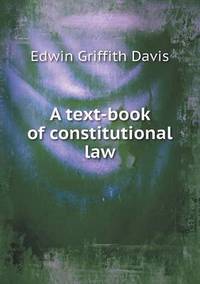 Book Cover for A Text-Book of Constitutional Law by Anna Quindlen