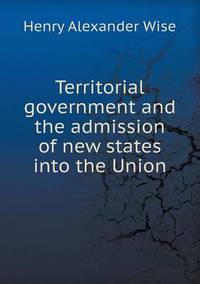 Book Cover for Territorial Government and the Admission of New States Into the Union by Ewa LajerBurcharth, Städelschule Frankfurt am Main