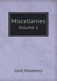 Book Cover for Miscellanies Volume 1 by Jesse Russell, Ronald Cohn