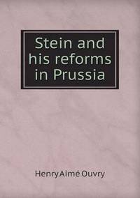 Book Cover for Stein and His Reforms in Prussia by Pam Brown