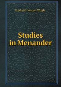 Book Cover for Studies in Menander by Jesse Russell, Ronald Cohn