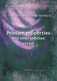 Book Cover for Peasant Properties and Other Selected Essays by Pam Brown