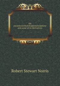 Book Cover for On Paranitroorthotolylphenylsulphone and Some of Its Derivatives by Ewa LajerBurcharth, Städelschule Frankfurt am Main