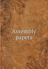 Book Cover for Assembly Papers by Pam Brown