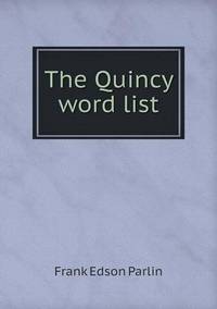 Book Cover for The Quincy Word List by Pam Brown
