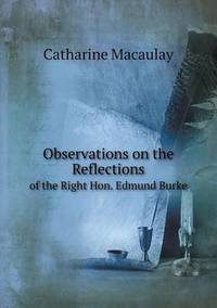 Book Cover for Observations on the Reflections of the Right Hon. Edmund Burke by Pam Brown
