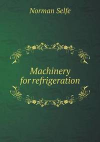 Book Cover for Machinery for Refrigeration by Ajayakumar K, Ajayakumar Ke
