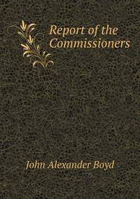 Book Cover for Report of the Commissioners by Jesse Russell, Ronald Cohn