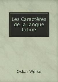 Book Cover for Les Caractères De La Langue Latine by Jesse Russell, Ronald Cohn
