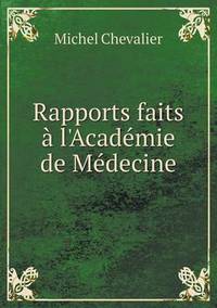 Book Cover for Rapports Faits À l'Académie De Médecine by Cheryl Foster