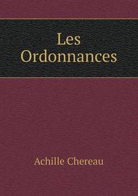 Book Cover for Les Ordonnances by Cheryl Foster