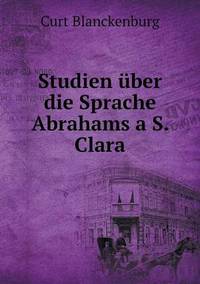 Book Cover for Studien Über Die Sprache Abrahams a S. Clara by Cheryl Foster