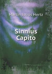 Book Cover for Sinnius Capito by Ajayakumar K, Ajayakumar Ke