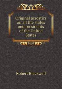 Book Cover for Original Acrostics on All the States and Presidents of the United States by Cheryl Foster