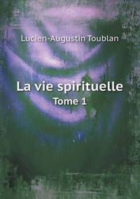 Book Cover for La Vie Spirituelle Tome 1 by Ajayakumar K, Ajayakumar Ke