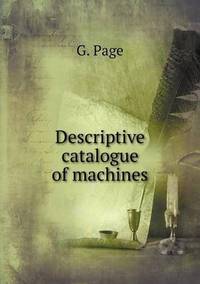 Book Cover for Descriptive Catalogue of Machines by Ajayakumar K, Ajayakumar Ke