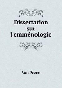 Book Cover for Dissertation Sur L'emménologie by Carolyn Curtis