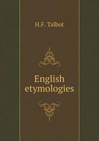 Book Cover for English Etymologies by Jesse Russell, Ronald Cohn