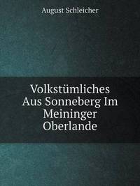 Book Cover for Volkstümliches Aus Sonneberg Im Meininger Oberlande by Jesse Russell, Ronald Cohn