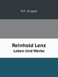 Book Cover for Reinhold Lenz Leben Und Werke by Jesse Russell, Ronald Cohn