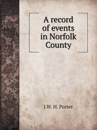 Book Cover for A Record of Events in Norfolk County by Jesse Russell, Ronald Cohn