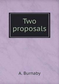 Book Cover for Two Proposals by Jesse Russell, Ronald Cohn