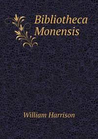 Book Cover for Bibliotheca Monensis by Jesse Russell, Ronald Cohn