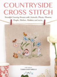 Book Cover for Countryside Cross Stitch by Tania Santarelli