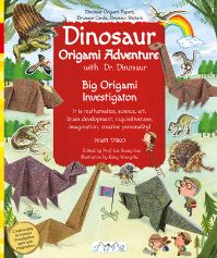Book Cover for Dinosaur Origami by Niwa Taiko