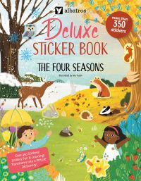 Book Cover for The Four Seasons. Deluxe Sticker Book by Joli Hannah