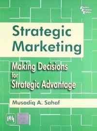 Book Cover for Strategic Marketing by Sahaf