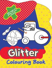 Book Cover for Glitter Colouring Book by Sterling Publishers