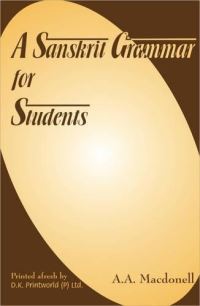 Book Cover for A Sanskrit Grammar for Students by Arthur Anthony MacDonell