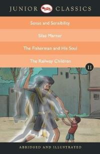 Book Cover for Junior Classic Book 11 (Sense and Sensibility, Silas Marner, the Fisherman and His Soul, the Railway Children) by Jane Austen
