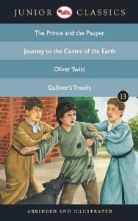 Book Cover for Junior Classicbook 13 (The Prince and the Pauper, Journey to the Centre of the Earth, Oliver Twist, Gulliver's Travels) (Junior Classics) by Mark Twain