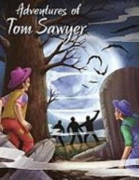 Book Cover for Adventures of Tom Sawyer by Mark Twain