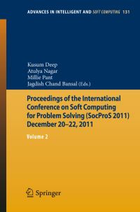 Book Cover for Proceedings of the International Conference on Soft Computing for Problem Solving (SocProS 2011) December 20-22 2011 by International Conference on Soft Computing for Problem Solving, Kusum Deep