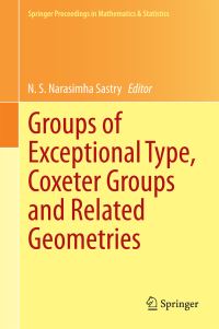 Book Cover for Groups of Exceptional Type, Coxeter Groups and Related Geometries by N S Narasimha Sastry