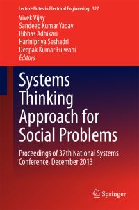 Book Cover for Systems Thinking Approach for Social Problems by National Systems Conference