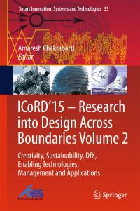 Book Cover for ICoRD'15--Research Into Design Across Boundaries by International Conference on Research into Design, Kitchener and Waterloo Community Foundation