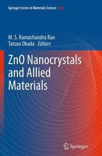 Book Cover for ZnO Nanocrystals and Allied Materials by M S Ramachandra Rao, Tatsuo Okada