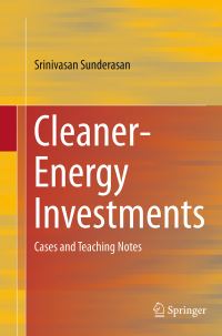 Book Cover for Cleaner-Energy Investments by Srinivasan Sunderasan
