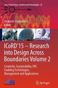 Book Cover for ICoRD'15 - Research Into Design Across Boundaries Volume 2 by Amaresh Chakrabarti