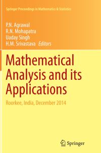 Book Cover for Mathematical Analysis and Its Applications by P N Agrawal, R N Mohapatra, Uaday Singh, H M Srivastava